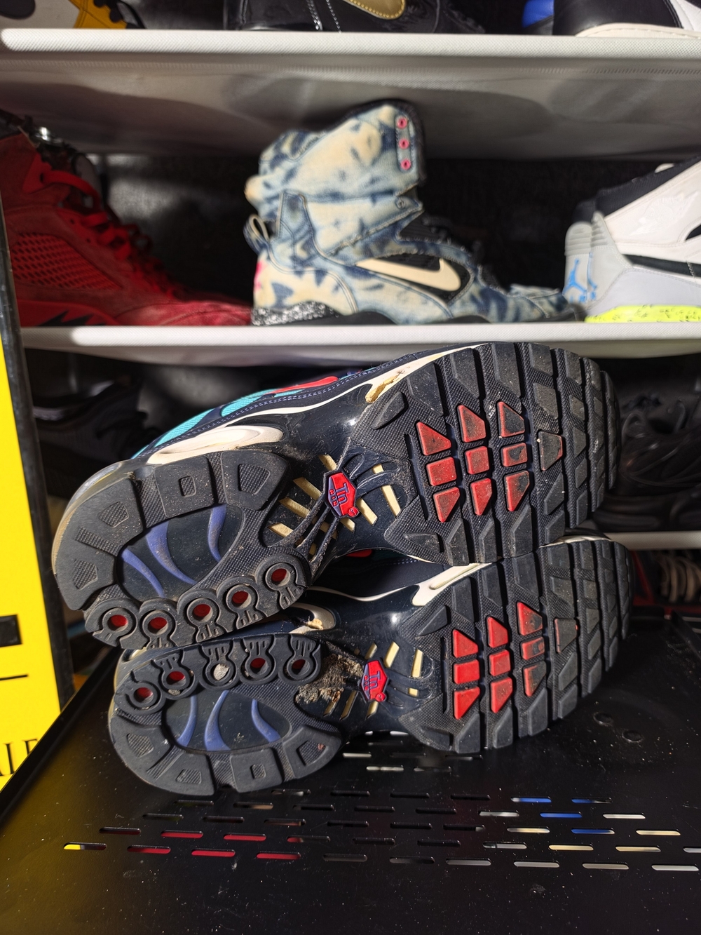 🔥 Nike Air Max Plus TN Teal & Navy Sneakers Men Size 10.5 - Picture 11 of 11
